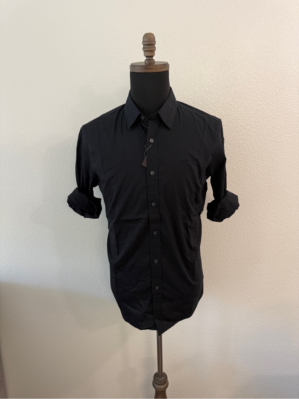 Michael kors Classic Black Men's Button-Down Shirt - Sleek Everyday Style